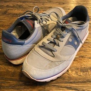 Saucony jazz low pro men shoes sz 10 gray lace